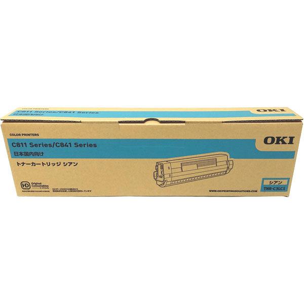 沖データ OKI TNR-C3LC1 シアン 純正トナーカートリッジ : トナー