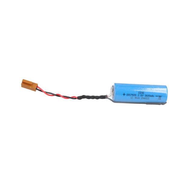 ER17500V/3.6V/2700ｍAh 茶色コネクタ 互換　塩化チオニルリチウム電池　国内工場加工品 NEC コードレス電話機用バッテリー