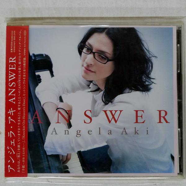 国内盤 アンジェラアキ/ANSWER/EPIC ESCL3170 CD □ : Face Records