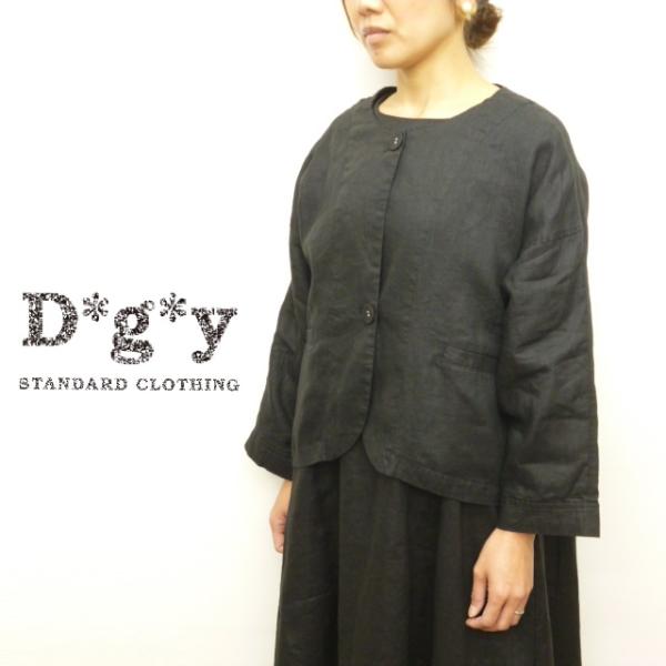 D*g*y dgy ディージーワイ ジャケット ノーカラー リネン D*g*y dgy ディージーワイ ジャケット ノーカラー リネン