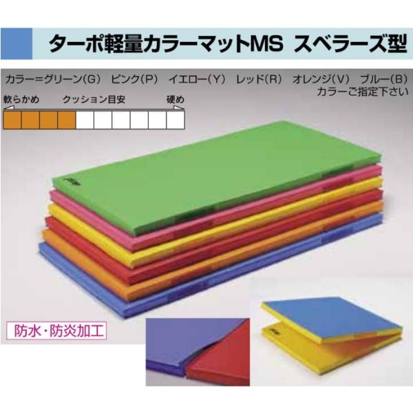 F1476 ターポ軽量カラーマットＭＳ 1枚物　 ９０ｘ１８０ｘ５ 規格：重量（kg）：4