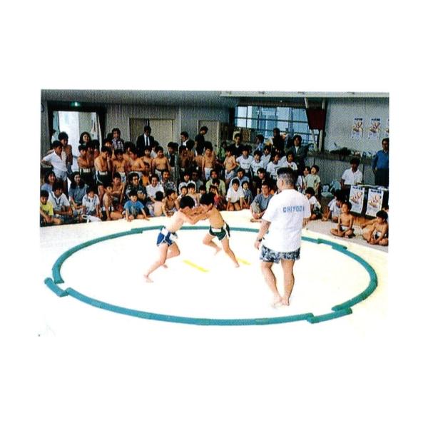 　（財）日本相撲連盟より認定品として　全国都道府県相撲連盟に対し相撲振興資材として配布されるとともに　全国の大学・高校・中小学校をはじめ　市町村教育委員会・公共スポーツセンター・　青年会議所主催のわんぱく相撲大会地区予選要としても広く使用さ...