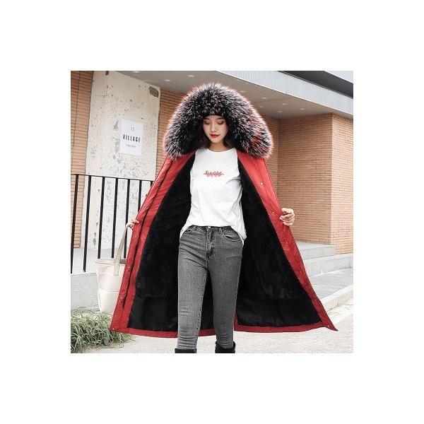 モッズコート レディース ロング丈 ロングコート フード付き ファー付き フェイクファー 裏ボア付き 裏地着脱可能 オーバーコート 通勤 冬服 Ec Ecshop 通販 Yahoo ショッピング