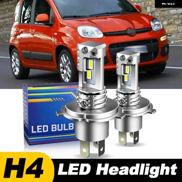 並行輸入品 フィアット パンダ 1982-2003-2010-2012-2023 ヘッドランプ H4 9003 高出力 LED ヘッドライト ハイ/ロービーム 
