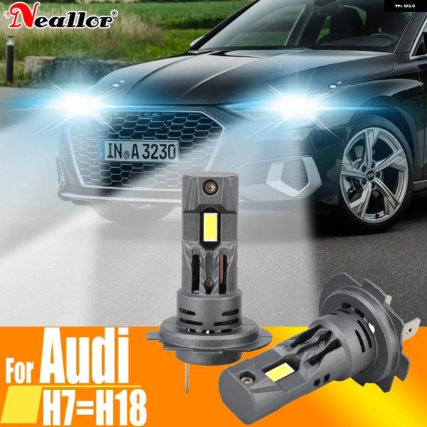 並行輸入品 H7 LED CANバス ヘッドライト 12V 55W バルブ パワフル キセノン 6000K ホワイト ターボ ダイオード ランプ アウディ A1