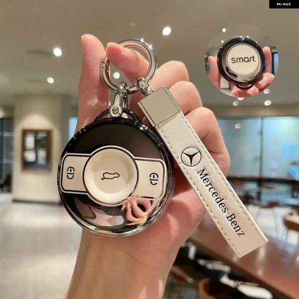 並行輸入品 メルセデス ベンツ スマート 2024年式 フォーツー エレクトリックドライブ/エレクトリックドライブ プロ用カーキー カバー グラデーションカラー