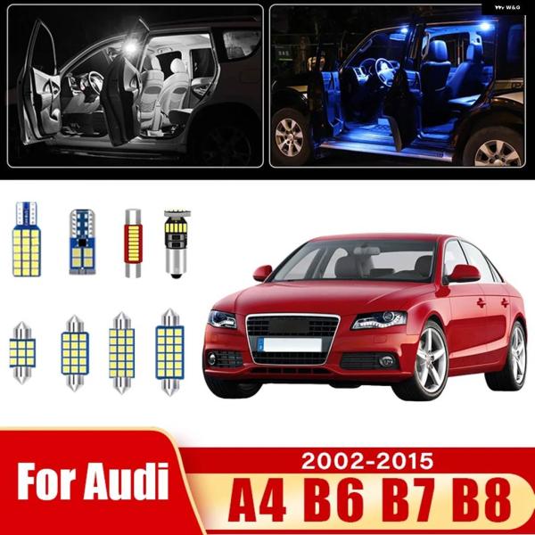 並行輸入品 アウディ A4 B6 B7 B8 S4 RS4 セダン アバント 2001-2015 車用 LED バルブ キット 室内 読書灯 フットライト ドア