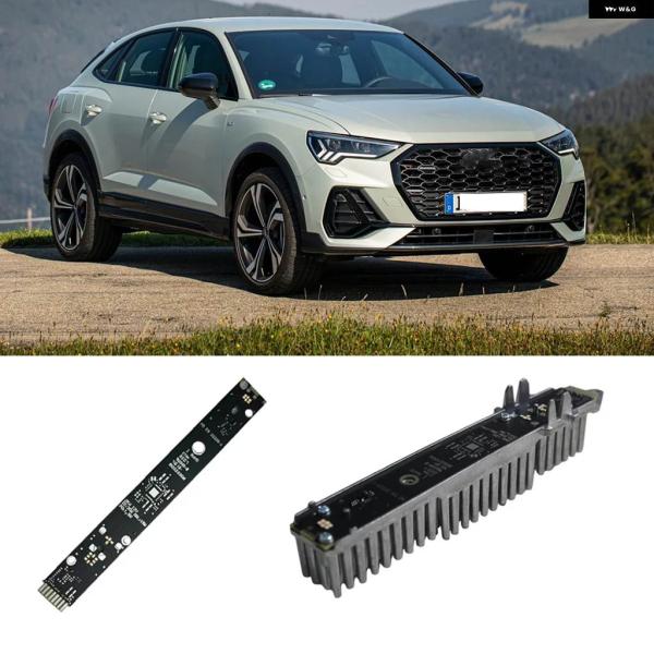 並行輸入品 アウディ Q3 スポーツバック 2019-2023 LED ヘッドライト デイタイム ランニングライト リペア ホワイト エンジェル