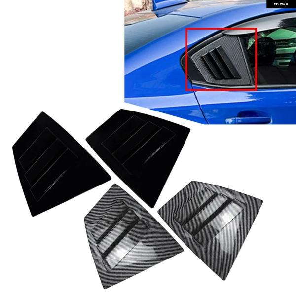 並行輸入品 スバル WRX STI VA 2014 - 16 2018 21 リアウィンドウシャッタールーバー カバー トリム 1ペア