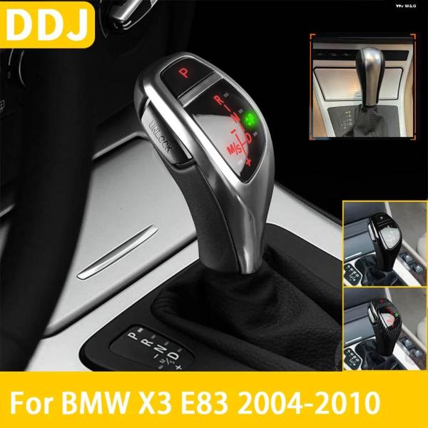 並行輸入品 BMW X3 E83 2004-07 - 10 アクセサリー 車内LED ギア シフト ノブ シフター ボタン 交換部品