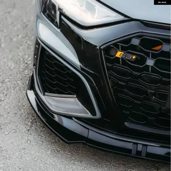 並行輸入品 アウディ A3 / S-LINE S3 8Y スポーツバック セダン フロント バンパー リップスプリッター フロントリップ カバー スプリッター 