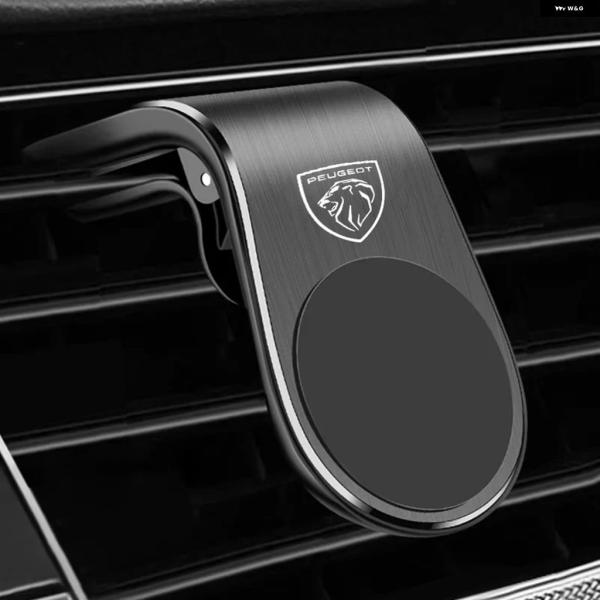 並行輸入品 プジョー 車用メタルマグネット式スマホ ホルダー 車内 208 3008 308 2008 207 107 508 607 106