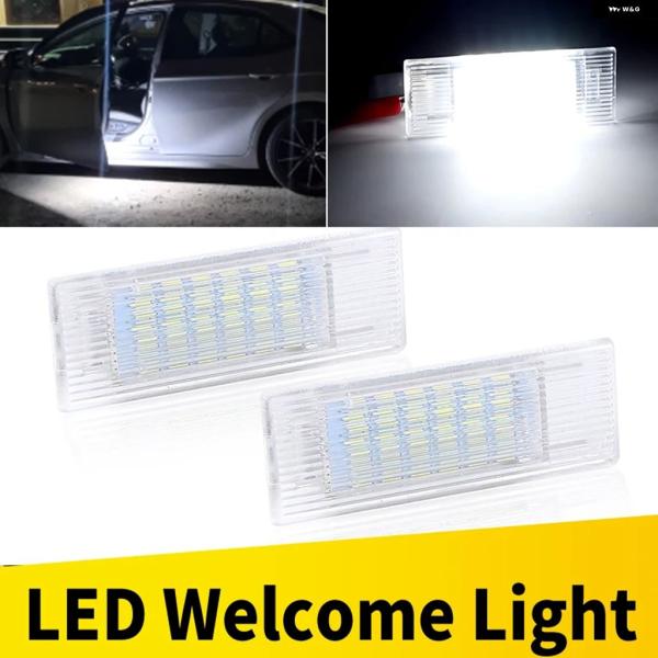 並行輸入品 BMW F20 F21 F30 F31 F32 F15 LED フットウェルライトランプ ドアカーテシーライト X5 X6 OEM#: ホワイト 2個セット 63319242161/63319219492