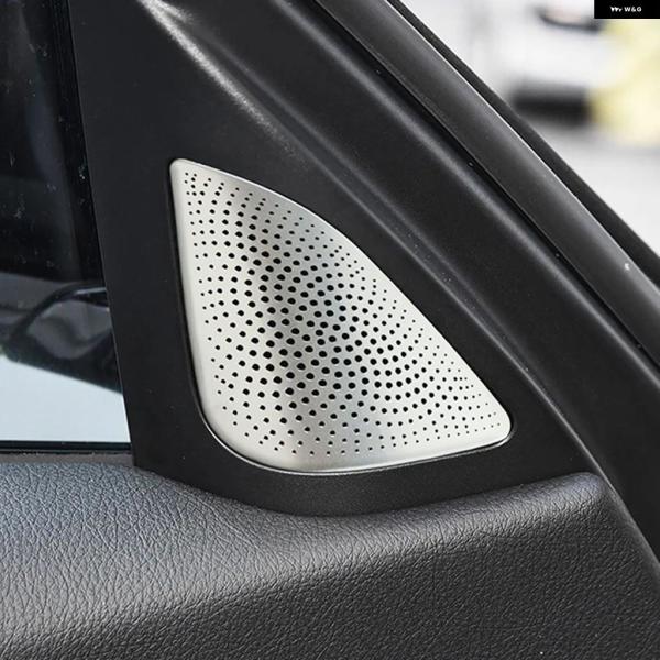 並行輸入品 BMW F30 A ピラー オーディオ スピーカー ネット 装飾 カバー トリム 3シリーズ インテリア 2013-2019