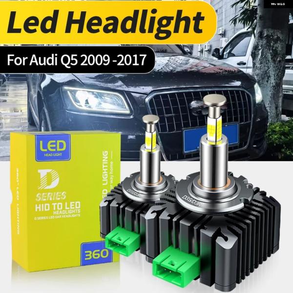 並行輸入品 アウディ 車 LED ヘッドライト バルブ D3S キセノン ランプ ハイ/ロービーム Q5 2009 - 12 2013 16 2017年モデル対