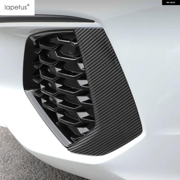 並行輸入品 アウディ A3 8Y セダン スポーツバック 2021 - 2024 フロント バンパー フォグランプ アイブロウ カバー トリム ABS / カー