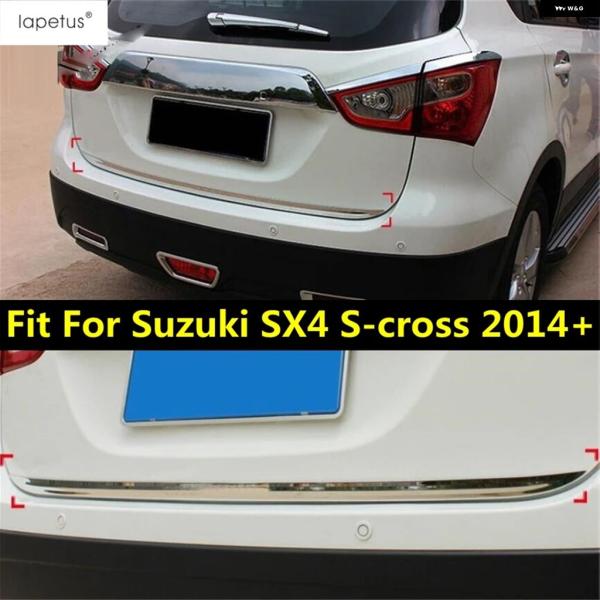 並行輸入品 スズキ SX4 S-CROSS 2014 - 2022 リア トランク テールゲート ドア ストリップ モールディング デコレーション カバー トリ