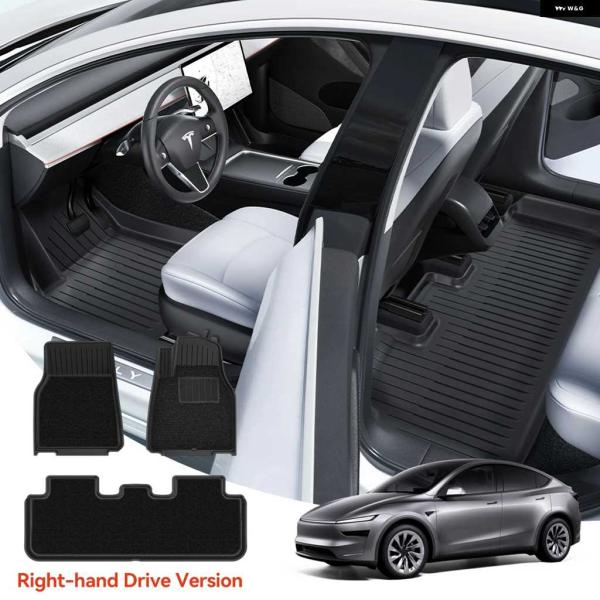 並行輸入品YZ テスラ フロアマット モデルY ジュニパー 2025 右