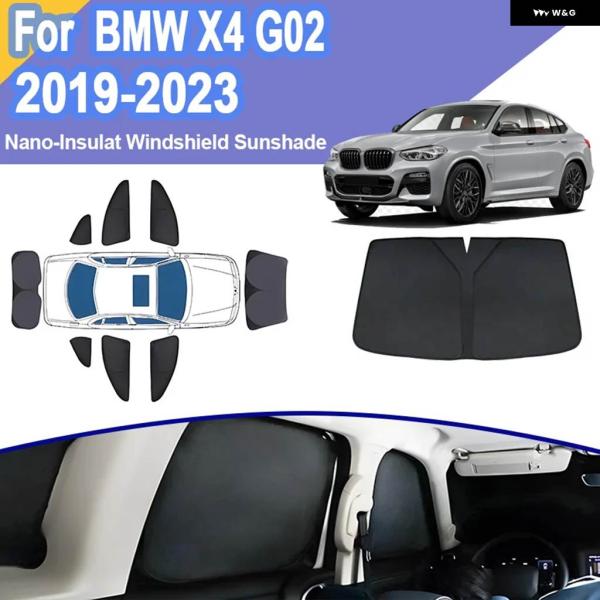 並行輸入品BMW X4 G02 アクセサリー 2019-2023 2020 2021 2022 プライバシーサンシェード カーカーテン フロントガラス 遮光ツー