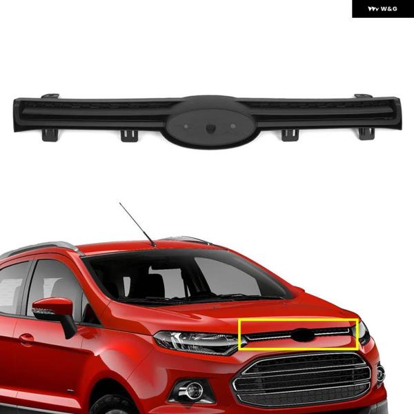 並行輸入品 CN1517F003 車フロント バンパー アッパー グリル フォード エコスポーツ 2013-18 ブラック ABS プラスチック