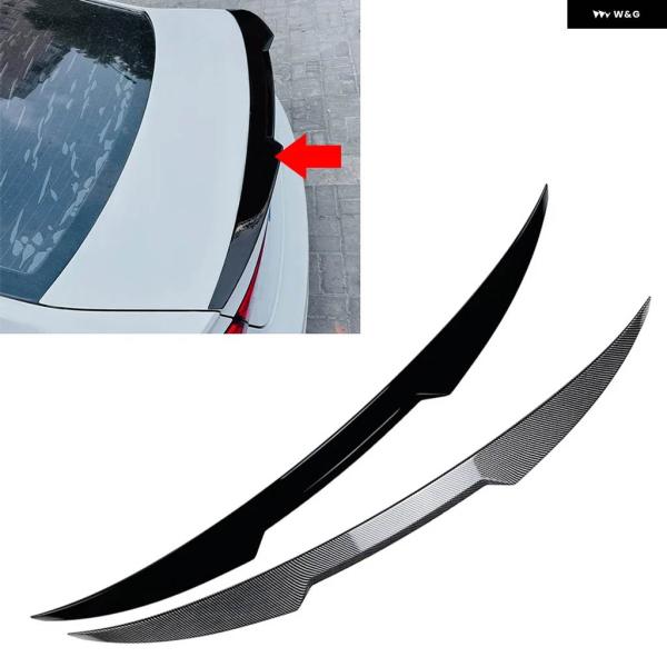 並行輸入品 車テールウィング リア トランク スポイラー ウィング ABS製 外装 アクセサリー アウディ A3 S3 RS3 8V セダン 2014-2020