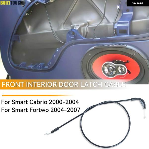 並行輸入品 車内 ドアハンドル リリースロック ケーブル スマート フォーツー 450 カブリオ シティクーペ 1998 - 2007 Q0001973V005