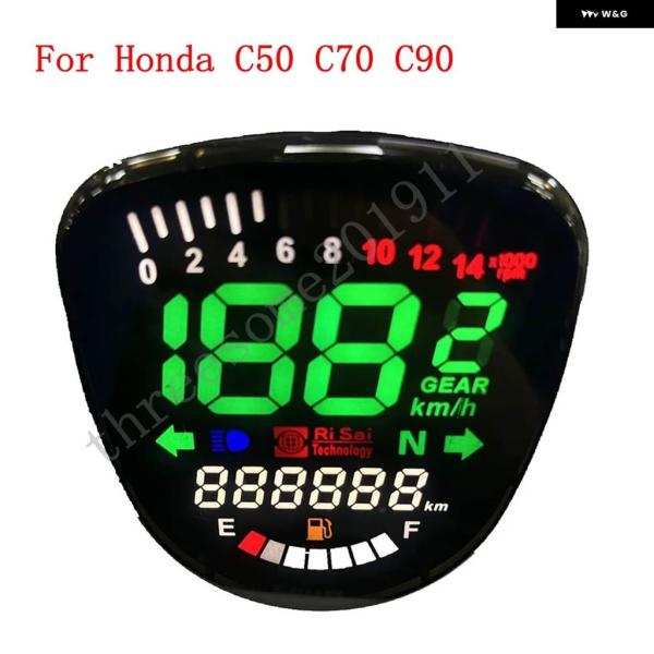 並行輸入品 ホンダ スーパーカブ C50 C70 C90 バイク LCD デジタル
