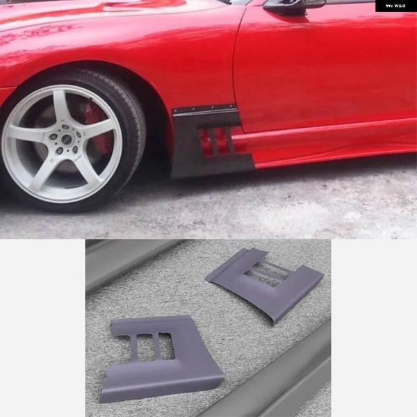 M*N様 JZA80スープラ　純正サイド　　スカート・ダクト前・後 並行輸入品カーボン 93-98 スープラ MK4 JZA80 VRS タイプ サイド