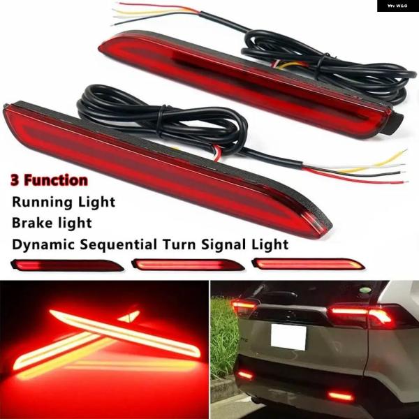 並行輸入品 トヨタ RAV4 カムリ LED リア バンパー リフレクター ブレーキライト テール フォグランプ レクサス IS-F GX470 RX300 シ