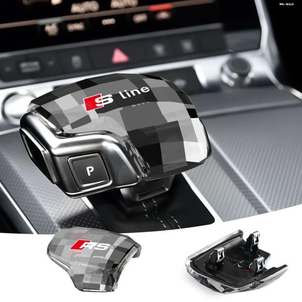 並行輸入品 アウディ S4 S5 Q5L SQ5 Q7 RS4 RS5 A4/A4L A5 Q8 S8 RS7 車用ギアヘッド シフト ノブハンドルカバー トリ