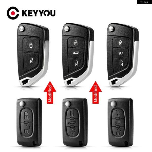 並行輸入品 シトロエン プジョー C2 C4 C3 C5 C6 107 207 307 407 306 308 408 508 パートナー カーキー 1個 CE0523 CE0536