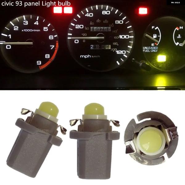 並行輸入品 ホンダ シビック 93 パネル ライト バルブ LED 車用ライト 車内ライト 発光ダイオード 1SMD 10個 T5B8.5
