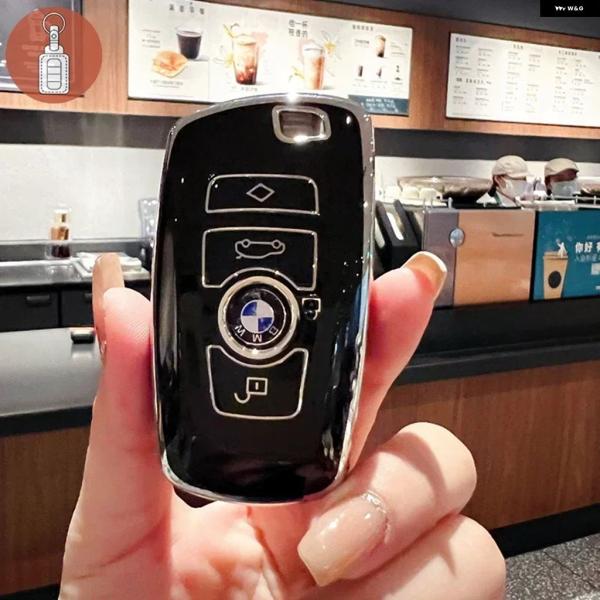 並行輸入品 BMW F30 F10 F18 F06 F02 5シリーズ X3 X4 M3 M5用キーリングキーケース カバー ポーチキー ホルダー キー チェーン
