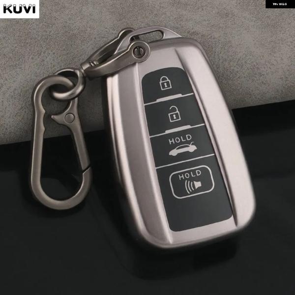 並行輸入品 トヨタ プリウス カムリ カローラ CHR RAV4 ランド クルーザー プラド アルティス用 リモートキーケース カバー シェル キーフォブ ホルダー