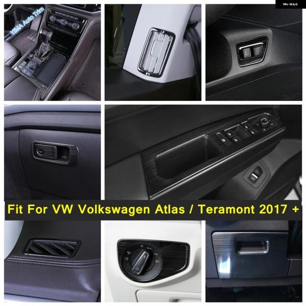 並行輸入品 VW フォルクスワーゲン カー ギア シフト パネル メイン ドライビング ストレージ ボックス ハンドル カバー トリム アトラス / テラモント 2017 - 2