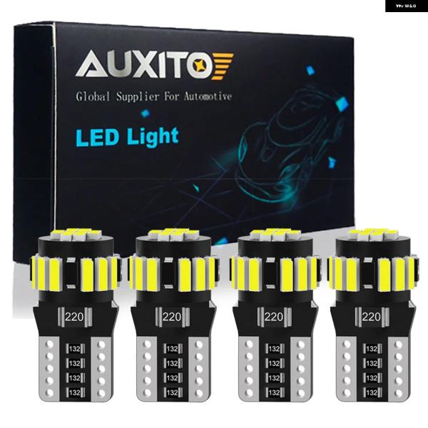 並行輸入品 T10 W5W LED ライト 超高輝度 電球 CANBUS ポジション パーキング インテリア ランプ ホワイト 4個 18個 4014SMD
