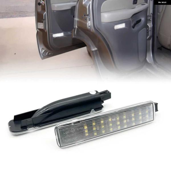 並行輸入品ハマー H2 2003-2009 ホワイト LED ドアパネル ウェルカム