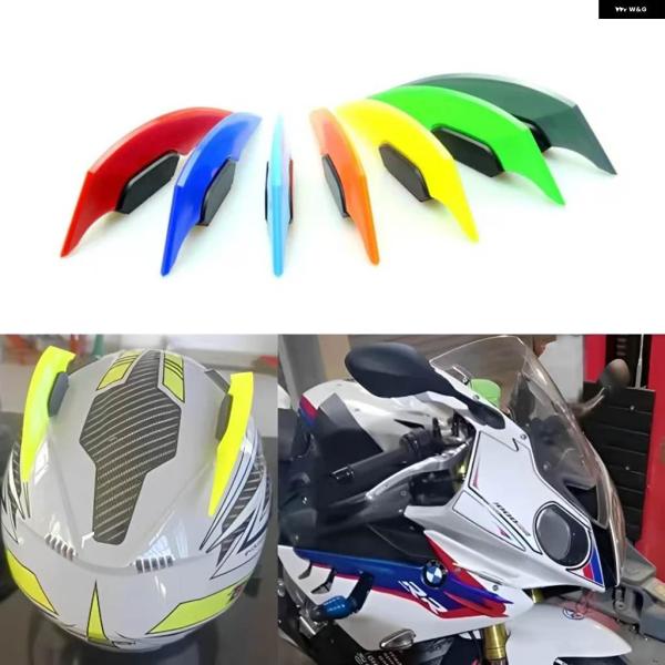並行輸入品 2PCS オートバイ ウィングレット エアロ スポイラー ウィング サイド スポイラー ステッカー デカール オートバイ スタイリング