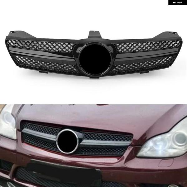 並行輸入品 メルセデス ベンツ AMG W219 フロント グリル CLS クラス スタイル アッパー バンパー フード メッシュ グリッド CLS350 CL