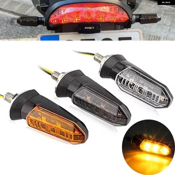 並行輸入品 8MM ミニ バイク LED ウィンカーライト アンバー 点滅 ウィンカーランプ ホンダ CBR500R CBCRF250L モト インジケーター