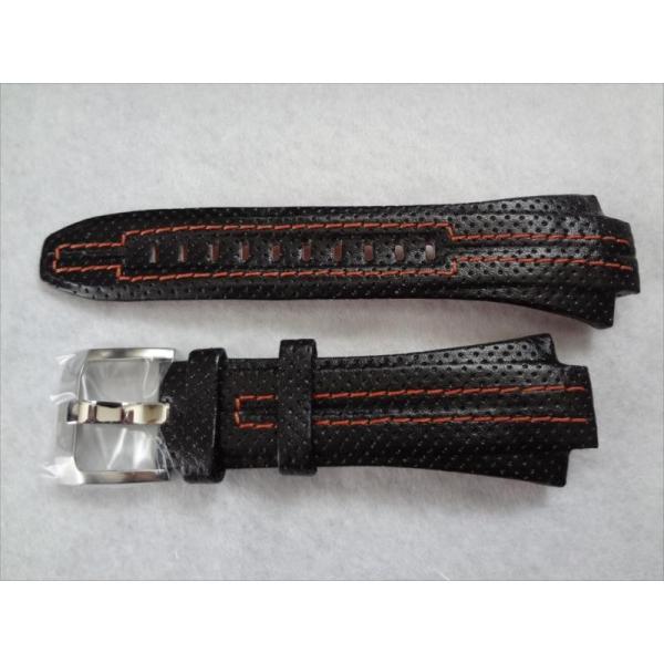 SEIKO純正7L22-0AD0,SNL029用15mmバンドSPORTURAレザーベルト : パーツ
