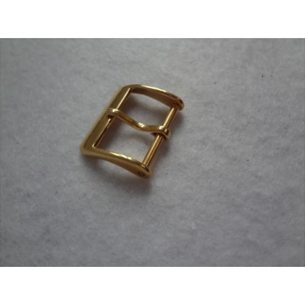 INOX時計ベルト尾錠バックル金ゴールド16mm美錠 : パーツワイド - 通販