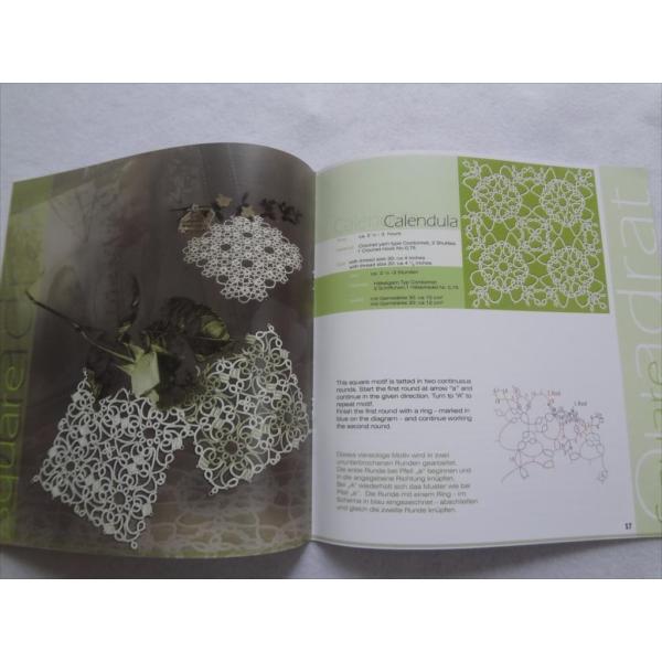 Tatting lace タティングレース 洋書 FANTASIA 1 Iris Niebachの説明