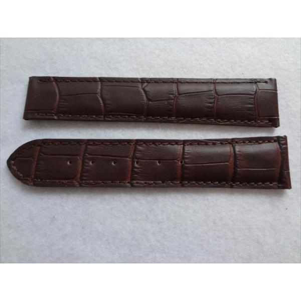 OMEGAスピードマスター用本革レザーベルト茶色 20mm バンド ブラウン
