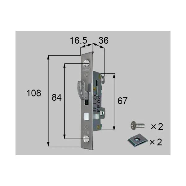 リクシル(トステム) JNP491A ケース５０．６０ 玄関引戸部品です。
