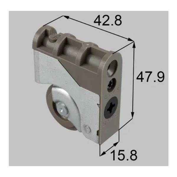 リクシル(トステム) 品番:MEA157C 引戸用調整戸車 室内引戸部品です。品番通りでの提供です。