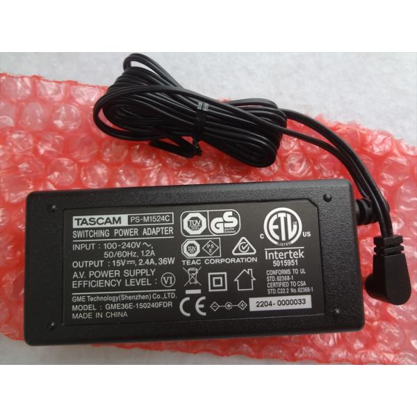 TASCAM 純正 MZ-223 MZ-372用ACアダプター PS-M1524C : パーツワイド