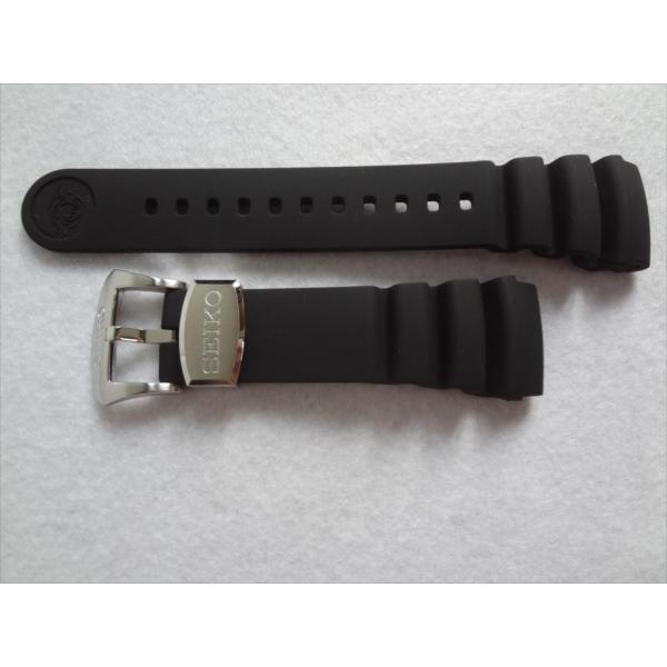 SEIKO 純正バンド 5M85-0AB0, SUN021P1, SUN019 用24mm 腕時計ベルト
