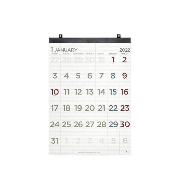 カレンダー 壁掛け B3 2022年 1月始まり GOTHAM VERTICAL 月曜始まり シンプル 公式通販サイト