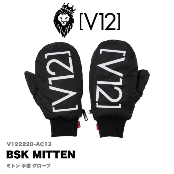 V12 ゴルフ ミトン グローブ 手袋 V122220-AC13 19 BSK MITTEN / 防寒